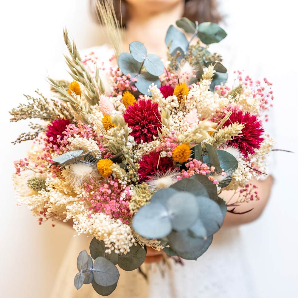 Bouquet de fleurs séchées