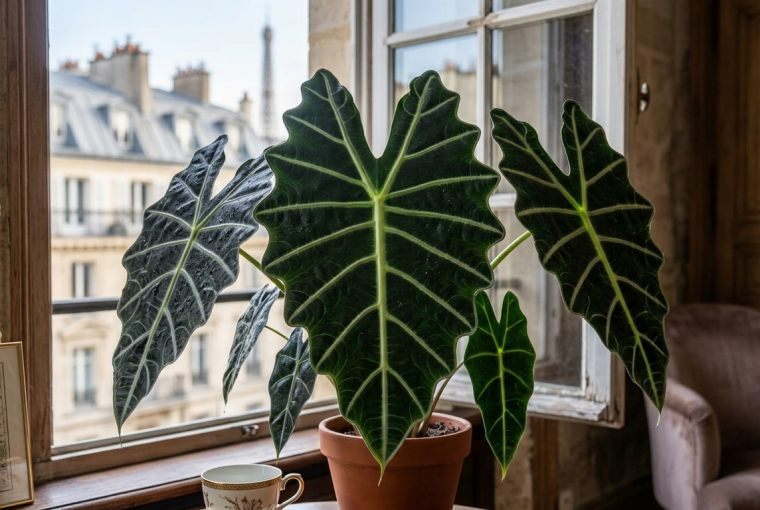 ENTRE TIEN ALOCASIA AMAZONICA