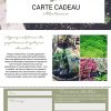 Carte cadeau Atelier Terrarium Paris et île de France