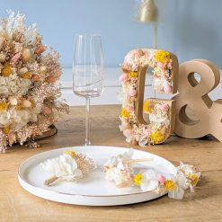 Décoration de mariage pour fleurs séchées