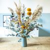 Bouquet de fleurs séchées aux couleurs de l'automne