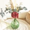 Bouquet de fleurs séchée pour dame jeanne hortensia rose