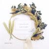 Détail kit DIY couronne murale de fleurs séchées