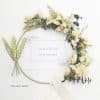KIT DIY couronne murale de fleurs séchées
