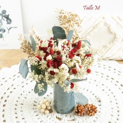 Bouquet de fleurs séchées pour noël Taille S