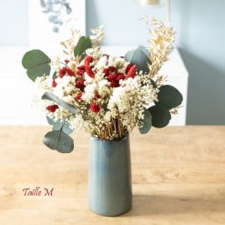 Bouquet de fleurs séchées pour table de fête