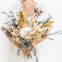 Bouquet de fleurs séchées champêtre
