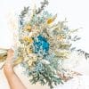 Bouquet de fleurs séchées bleu Charlotte L