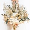 Bouquet de mariée fleurs séchées