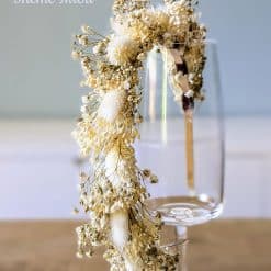 serre tête en fleurs séchées
