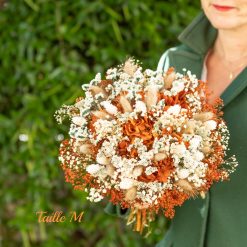 bouquet de fleurs séchées terracota, betty
