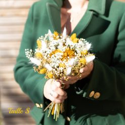 bouquet de fleurs séchées ocre, carmen
