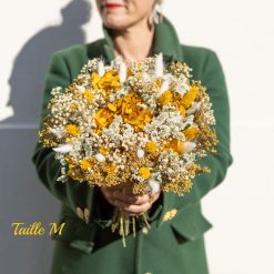 bouquet de fleurs séchées ocre, carmen