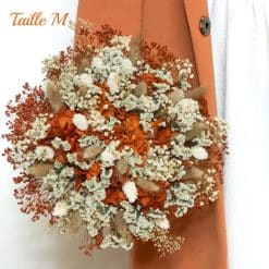 m fleurs séchées terracota bouquet