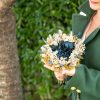 s bouquet fleurs séchées bleu