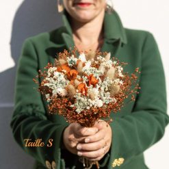 bouquet de fleurs séchées terracota, betty