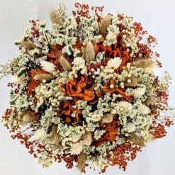 bouquet de fleurs séchées terracota, betty