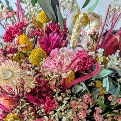 bouquet de fleurs séchées albizia