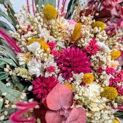 bouquet de fleurs séchées albizia