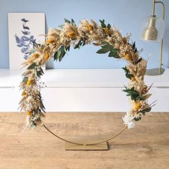 couronne de fleurs séchées sur pied Georgette