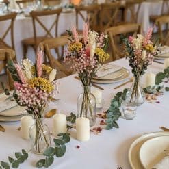 2 petits bouquets fleurs se