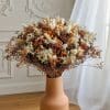 Bouquet de fleurs séchées Betty Terracota