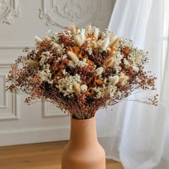 Bouquet de fleurs séchées Betty Terracota