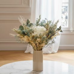 bouquet fleurs séchées clémence bleu