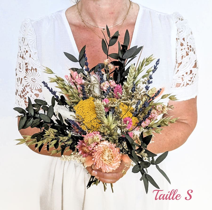 bouquet de fleurs séchées romane