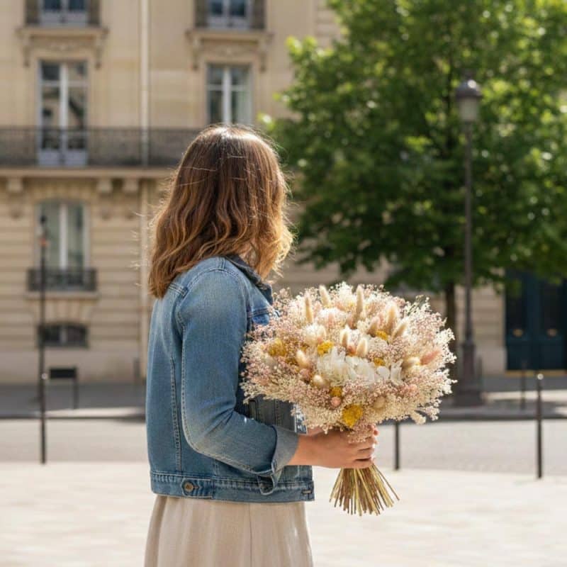 bouquet fleurs séchées lucie