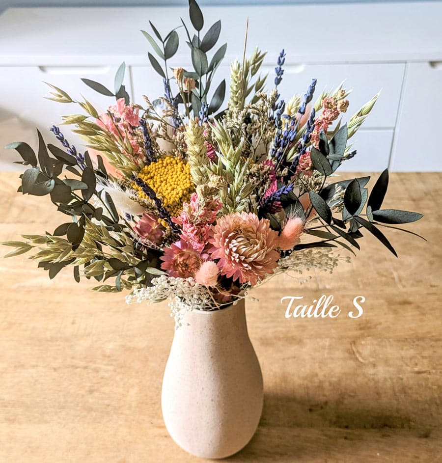 bouquet de fleurs séchées romane